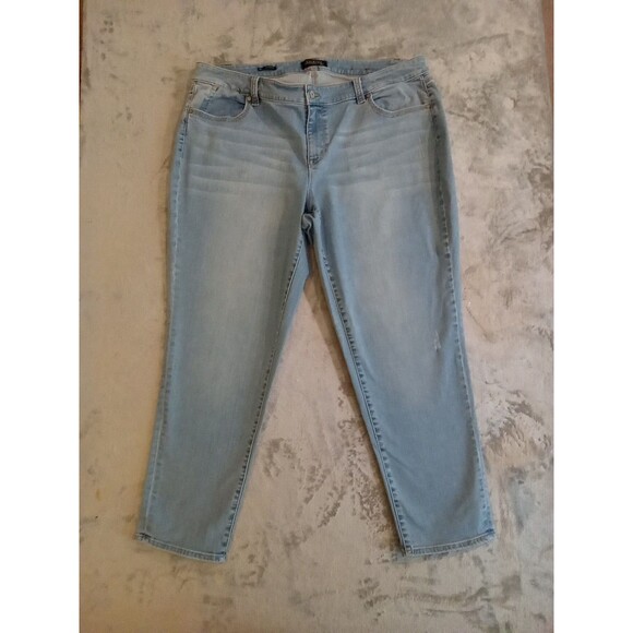 Talbots Denim - Talbots Jeans Women 18w  Flawless Five Pocket Boyfriend   Flawless Stretch Denim